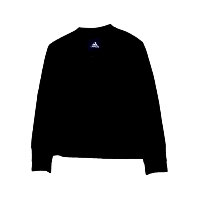 A Black Crewneck Sweatshirts from Adidas in size 10Y for neutral. (Back View)
