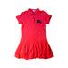 A Red Short Sleeve Dresses from Burberry in size 6T for girl. (Front View)