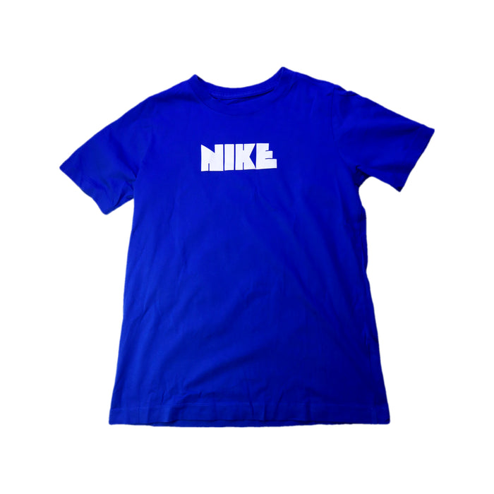 A Blue Short Sleeve T Shirts from Nike in size 10Y for neutral. (Front View)