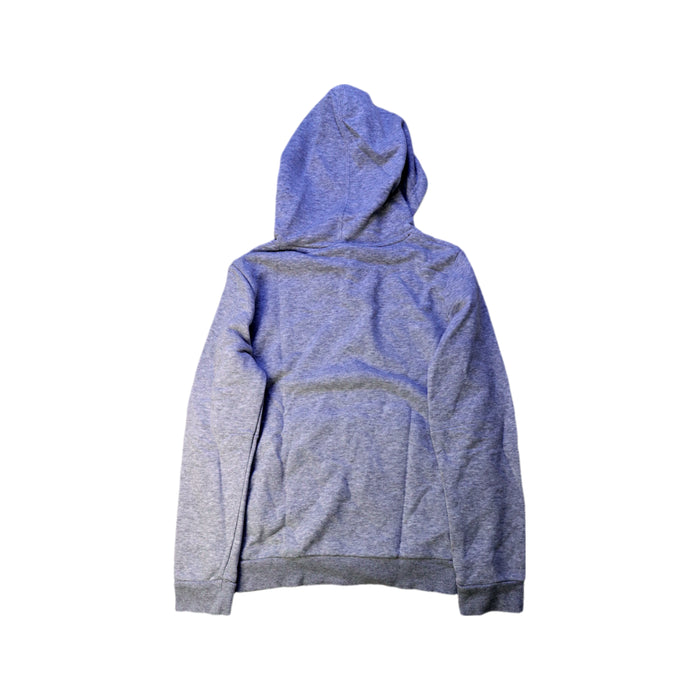 A Grey Hooded Sweatshirts from Adidas in size 10Y for boy. (Back View)