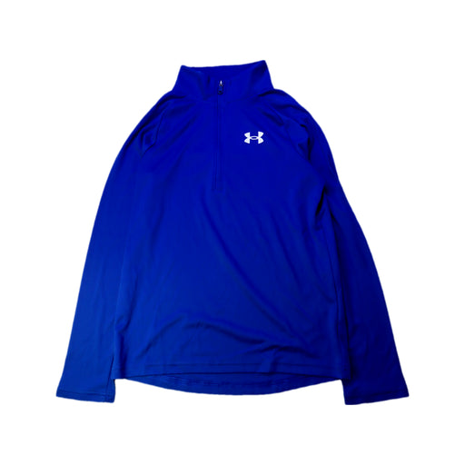 A Blue Active Tops from Under Armour in size 10Y for neutral. (Front View)