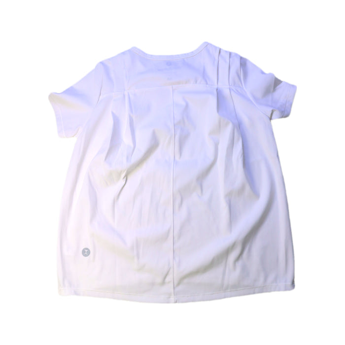 A White Short Sleeve T Shirts from Moody Tiger in size 7Y for girl. (Back View)