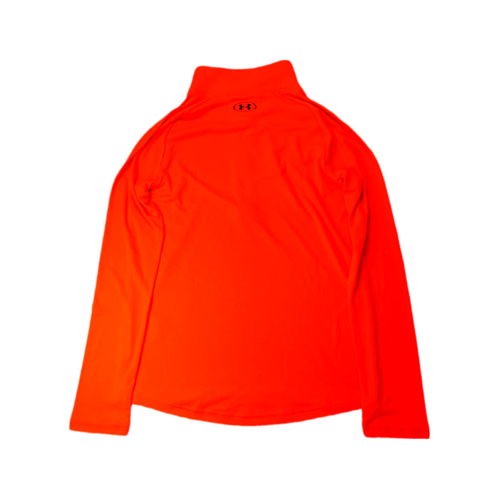 A Orange Active Tops from Under Armour in size 14Y for neutral. (Back View)