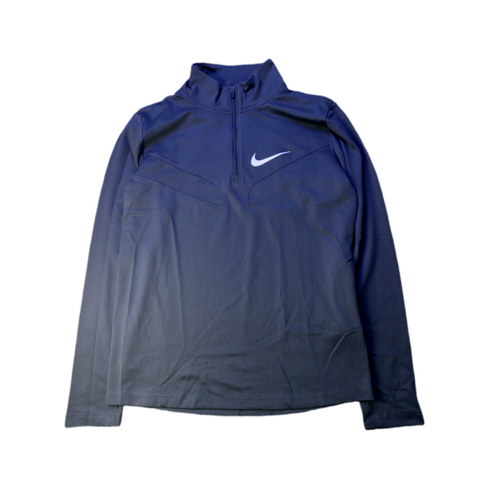 A Navy Active Tops from Nike in size 12Y for neutral. (Front View)