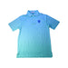A Blue Short Sleeve Polos from Peter Millar in size 9Y for boy. (Front View)