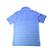 A Blue Short Sleeve Polos from Peter Millar in size 9Y for boy. (Back View)