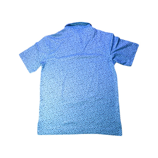 A Blue Short Sleeve Polos from Peter Millar in size 9Y for boy. (Back View)