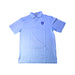 A Blue Short Sleeve Polos from Peter Millar in size 9Y for boy. (Front View)