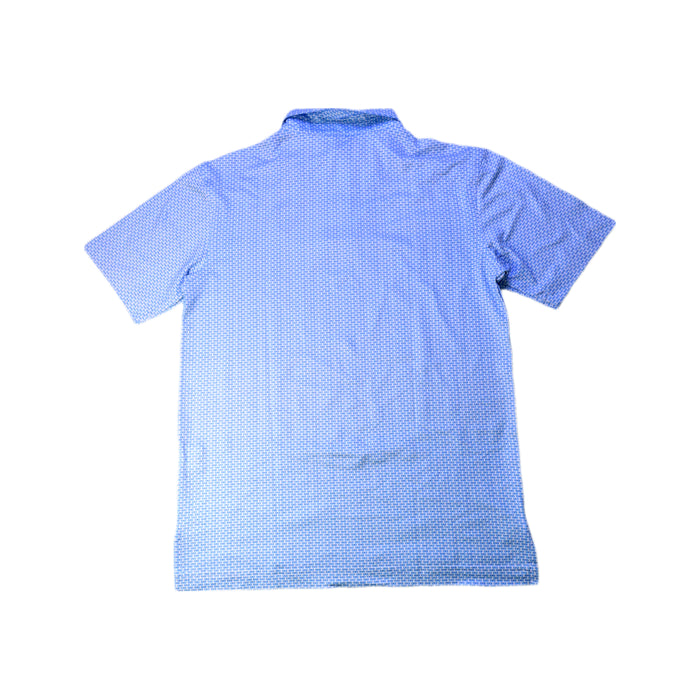 A Blue Short Sleeve Polos from Peter Millar in size 9Y for boy. (Back View)