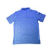 A Blue Short Sleeve Polos from Peter Millar in size 9Y for boy. (Back View)