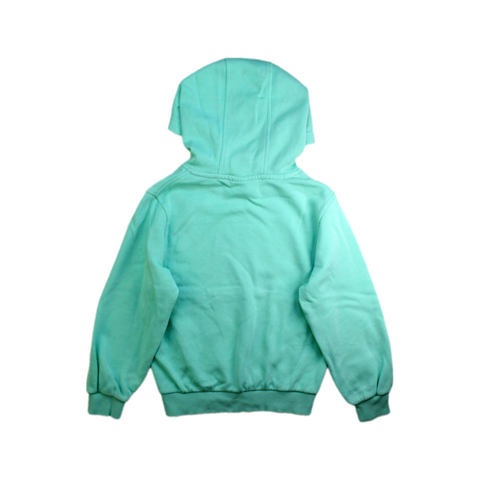 A Teal Hooded Sweatshirts from Nike in size 8Y for neutral. (Back View)