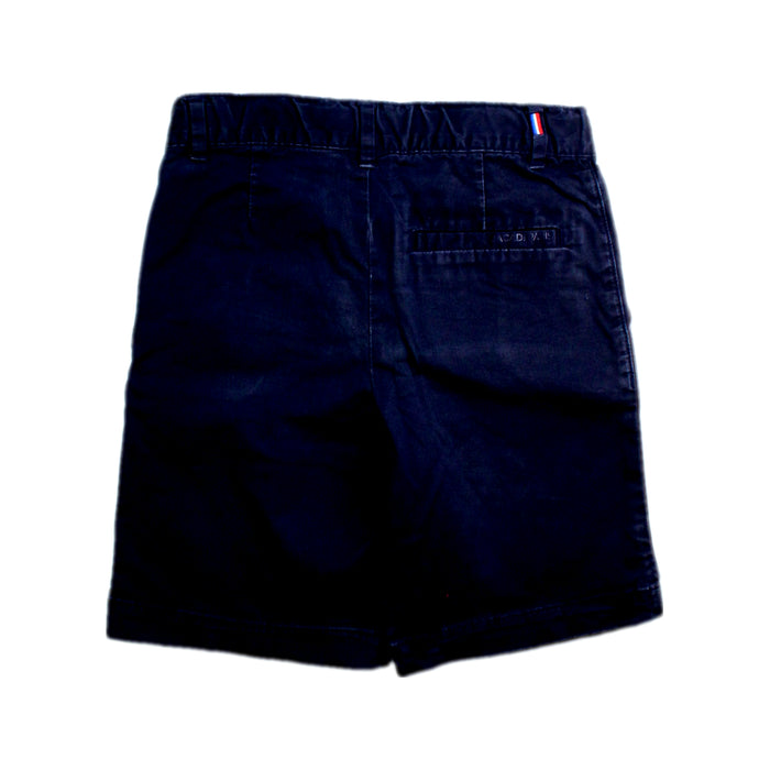 A Navy Shorts from Jacadi in size 8Y for boy. (Back View)