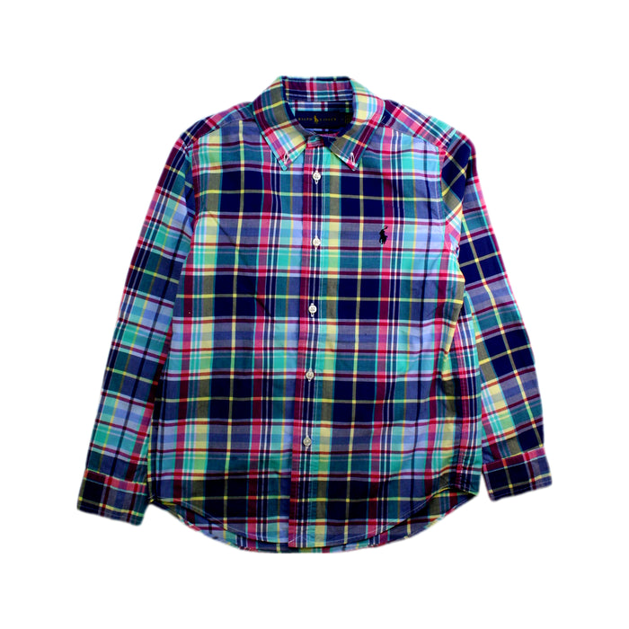 A Multicolour Long Sleeve Shirts from Ralph Lauren in size 7Y for boy. (Front View)