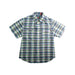 A Green Short Sleeve Shirts from Boss in size 6T for boy. (Front View)