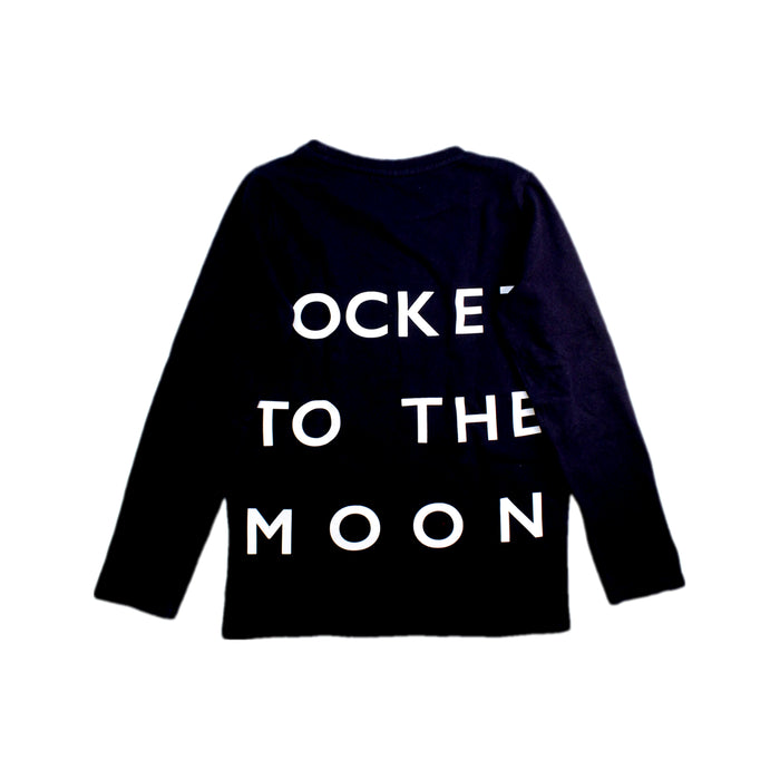 A Navy Crewneck Sweatshirts from Seed in size 8Y for boy. (Back View)