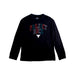 A Black Long Sleeve T Shirts from Under Armour in size 7Y for boy. (Front View)