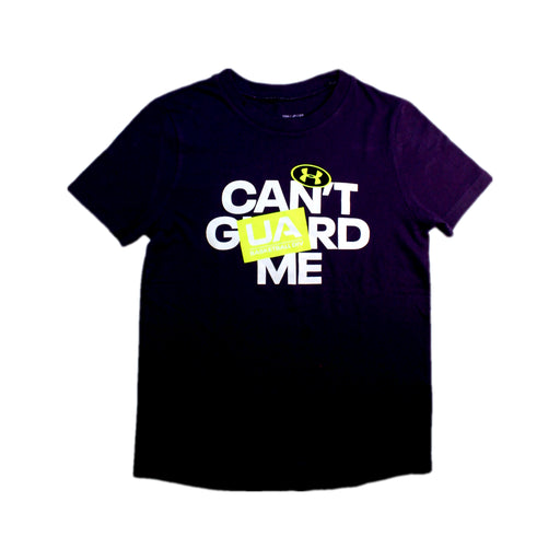 A Purple Short Sleeve T Shirts from Under Armour in size 7Y for boy. (Front View)