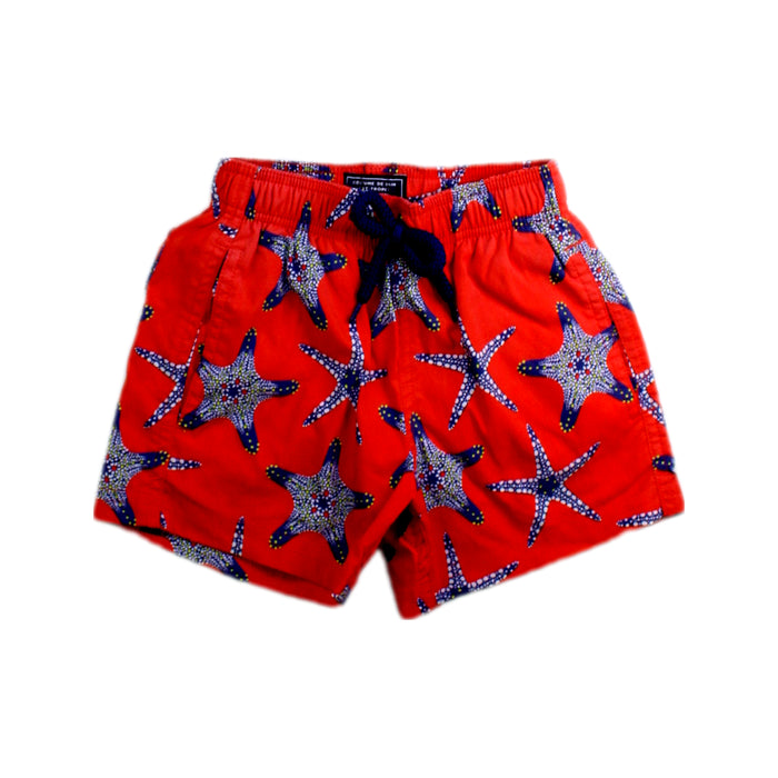 A Red Swim Shorts from Vilebrequin in size 2T for boy. (Front View)