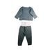 A Grey Pants Sets from Petit Bateau in size 2T for neutral. (Back View)
