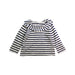 A White Long Sleeve Tops from Petit Bateau in size 12-18M for girl. (Front View)