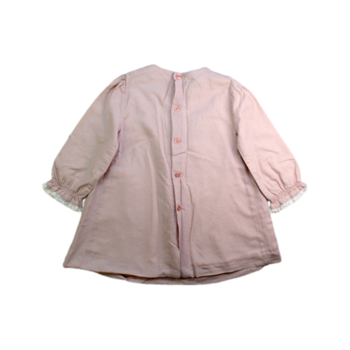 A Pink Long Sleeve Dresses from Paz Rodriguez in size 18-24M for girl. (Back View)