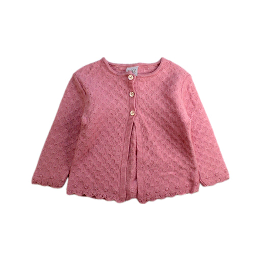 A Pink Cardigans from Paz Rodriguez in size 18-24M for girl. (Front View)