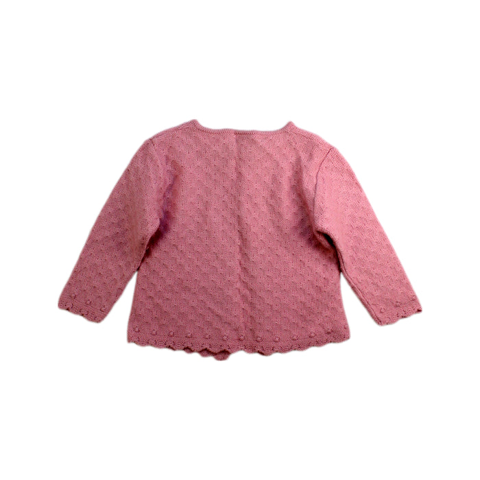 A Pink Cardigans from Paz Rodriguez in size 18-24M for girl. (Back View)