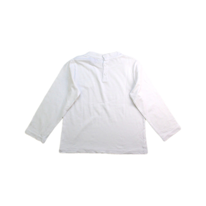 A White Long Sleeve T Shirts from Emporio Armani in size 12-18M for boy. (Back View)