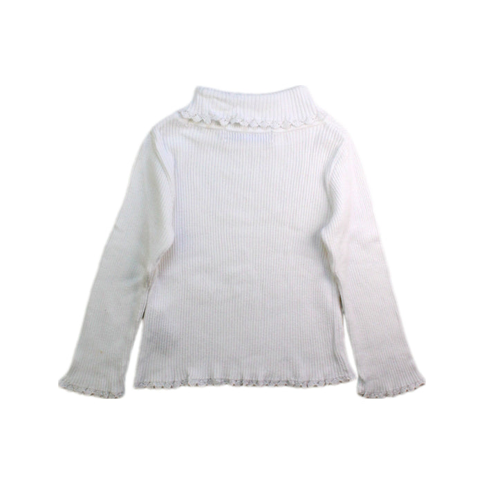 A White Long Sleeve Tops from Tartine et Chocolat in size 18-24M for girl. (Back View)