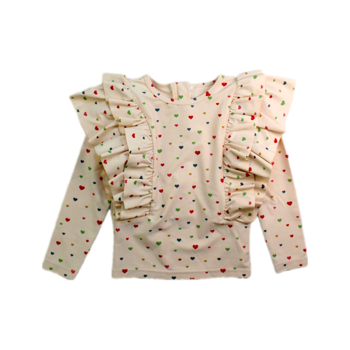 A Multicolour Rash Guards from Konges Sløjd in size 6-12M for girl. (Front View)