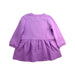 A Purple Long Sleeve Dresses from Seed in size 12-18M for girl. (Back View)
