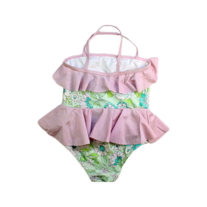 A Pink Swimsuits from Tutu Du Monde in size 18-24M for girl. (Back View)