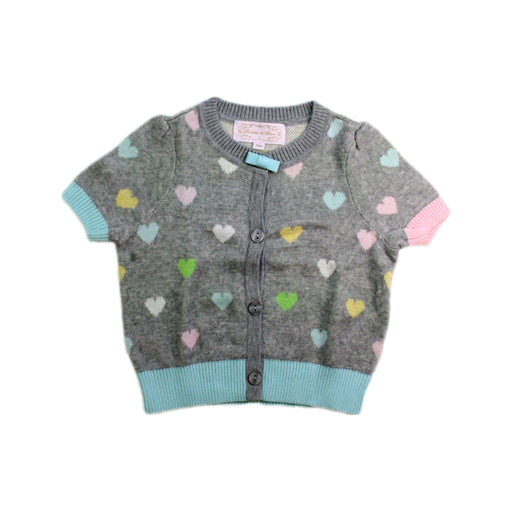 A Grey Cardigans from Nicholas & Bears in size 6-12M for girl. (Front View)