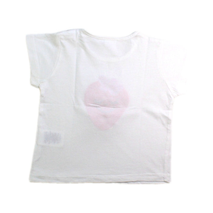 A White Short Sleeve T Shirts from Seed in size 12-18M for girl. (Back View)