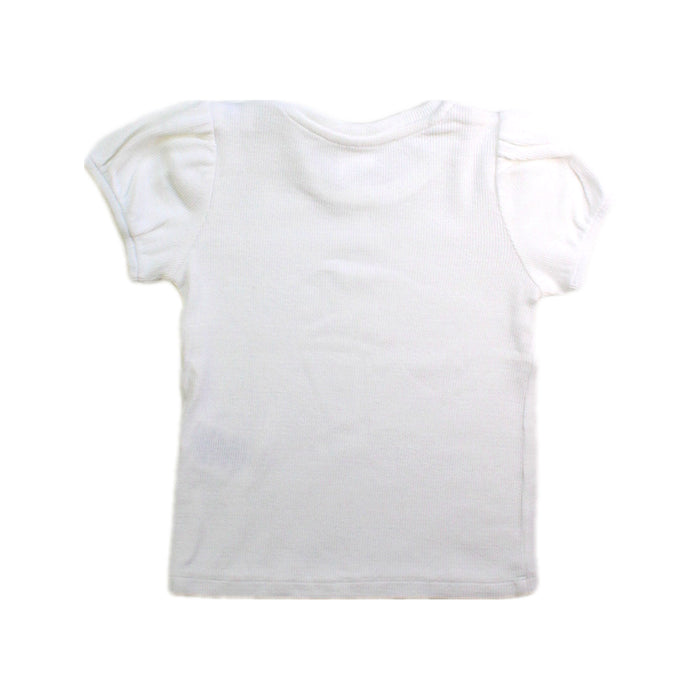 A White Short Sleeve T Shirts from Seed in size 12-18M for girl. (Back View)