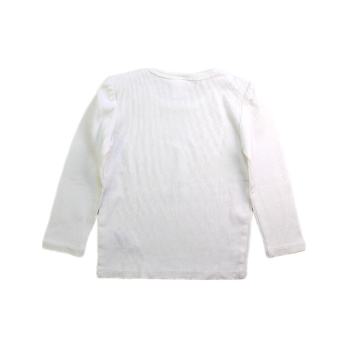 A White Long Sleeve Tops from Seed in size 12-18M for girl. (Back View)