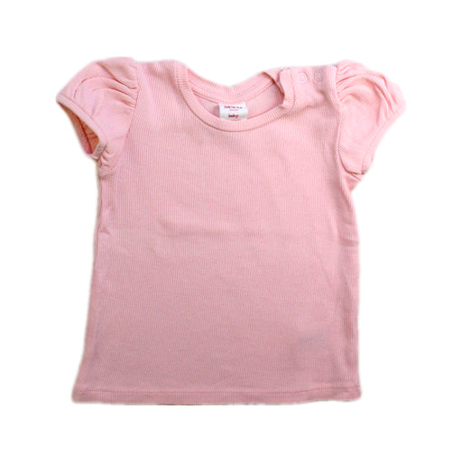 A Pink Short Sleeve Tops from Seed in size 12-18M for girl. (Front View)
