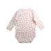 A White Long Sleeve Bodysuits from Seed in size 6-12M for girl. (Back View)
