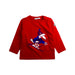 A Red Long Sleeve T Shirts from Moncler in size 12-18M for boy. (Front View)