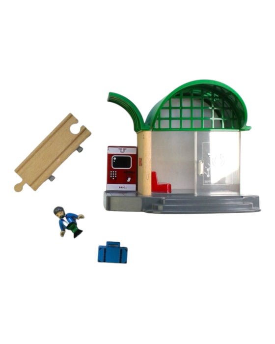 A Green Wooden Toys from Brio in size 3T for boy. (Back View)