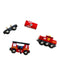 A Red Cars Trucks Trains & Remote Control from Brio in size 3T for boy. (Back View)