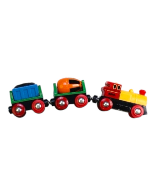 A Multicolour Cars Trucks Trains & Remote Control from Brio in size 3T for boy. (Front View)