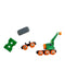 A Green Cars Trucks Trains & Remote Control from Brio in size 3T for boy. (Back View)