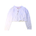 A White Cardigans from Baker by Ted Baker in size 5T for girl. (Front View)