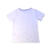 A White Short Sleeve T Shirts from Petit Bateau in size 6T for girl. (Back View)