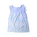 A Blue Sleeveless Dresses from Petit Bateau in size 6T for girl. (Back View)