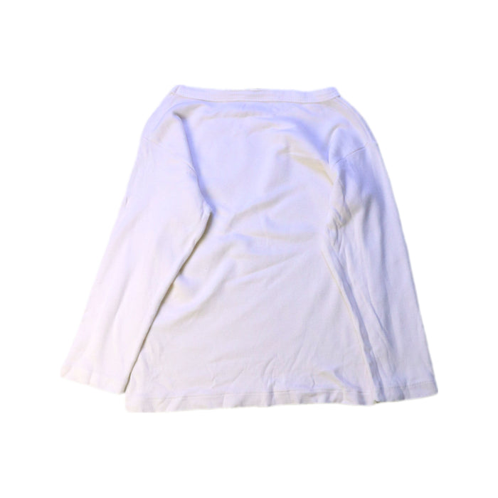 A White Long Sleeve Tops from Petit Bateau in size 3T for boy. (Back View)