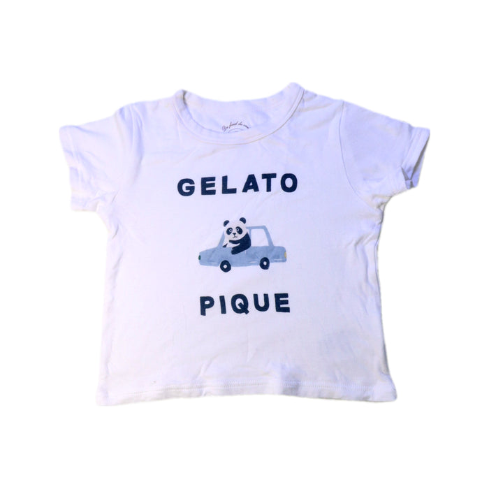 A White Short Sleeve T Shirts from Gelato Pique in size 3T for neutral. (Front View)