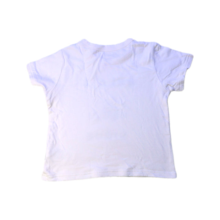 A White Short Sleeve T Shirts from Gelato Pique in size 3T for neutral. (Back View)