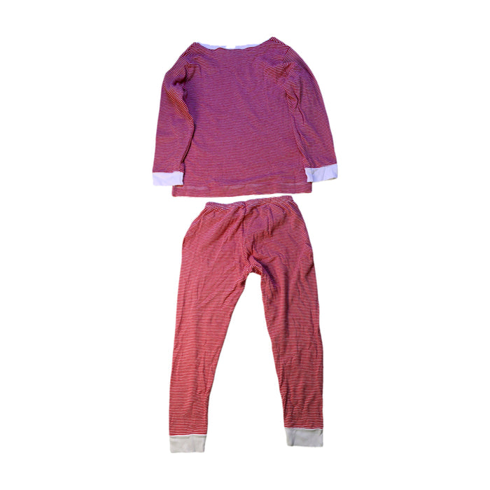 A Red Pyjama Sets from Petit Bateau in size 4T for girl. (Back View)